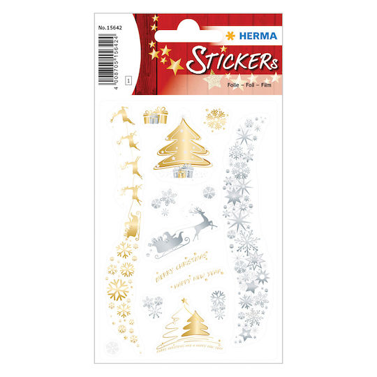 Herma Χριστουγεννιάτικα Αυτοκόλλητα Christmas Magic 14τμχ
