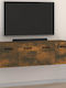 TV Stand Wooden Smoky Oak L160xW35xH36.5cm