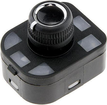NTY Spiegelverstellschalter Auto für Audi A4 / A5 / Q5 4pin Schwarz