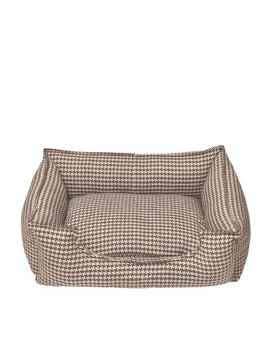 Glee French Sofa Dog Bed Brown 60x50cm. G87590