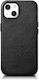 iCarer Genuine Leather Back Cover Δερμάτινο Μαύ...