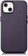 iCarer Genuine Leather Back Cover Δερμάτινο Μωβ...