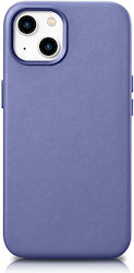 iCarer Genuine Leather Light Purple (iPhone 14 Plus)