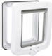 Trixie 4 Way Door Dog & Cat made of Plastic in White Color 20 x 22 x 22cm
