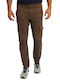 Guess Men's Trousers Cargo in Slim Fit Khaki