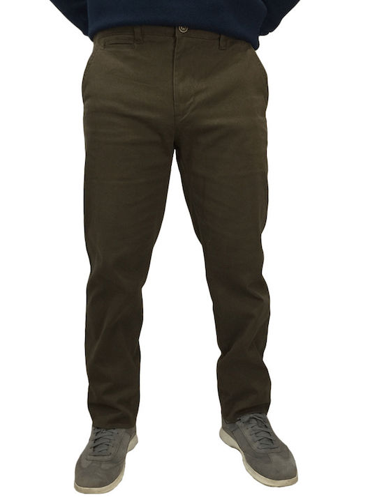 Double Men's Trousers Chino Brown