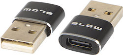 Blow 75-796 USB-A male σε USB-C female