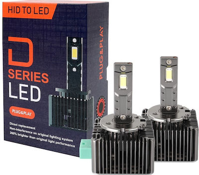 M-Tech Lampen Auto D3S Canbus LED 6000K Kaltes Weiß 12V 35W 2Stück