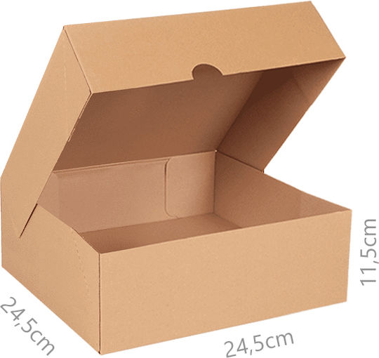thessPACK Χαρτοκιβώτιo Συσκευασίας Π24.5 x Β24.5 x Υ11.5εκ. No90