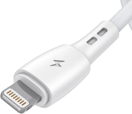 Vipfan Vipfan Racing X05 USB to Lightning Cable Λευκό 1m