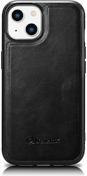 iCarer Leather Oil Wax Back Cover Leather Black...
