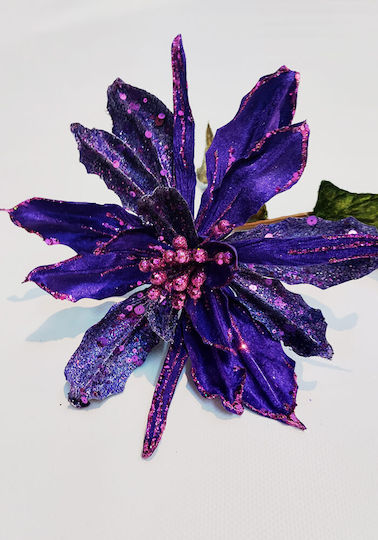 Inart Weihnachtsdekoration Blume Länge 70cm.