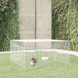 vidaXL 171562 Metal Cage for Rabbits 110εκ.x110εκ.x55εκ.