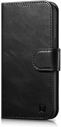 iCarer Oil Wax Anti-RFID Wallet Δερμάτινο Μαύρο...