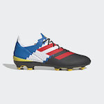 Adidas Gamemode Low Football Shoes FG with Cleats Carbon / Red / Bright Blue GV6850