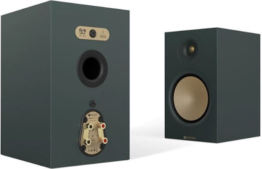 Monitor Audio Silver 100 7G Limited Edition Pair of Hi-Fi Speakers Bookself 120W 2 No of Drivers W23xD33.2xH37.5cm. Heritage Green