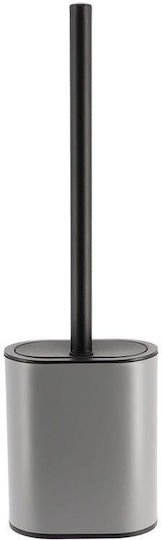 Metallic Gray Bathroom Toilet Brush