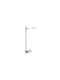 Aria Trade AT0000176 Double Floor Standing Bathroom Freestanding Coat Rack Silver