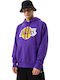 Los Angeles Lakers Sweatshirt Fleece with Hood Purple
