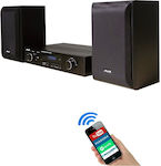 REACT Ολοκληρωμένος Ενισχυτής Hi-Fi Stereo AVX-BTA6.5 50W/4Ω Μαύρος