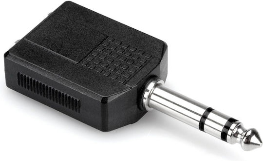 Hosa Converter 6.3mm male to 6.3mm 2x female 1pcs GPP-359