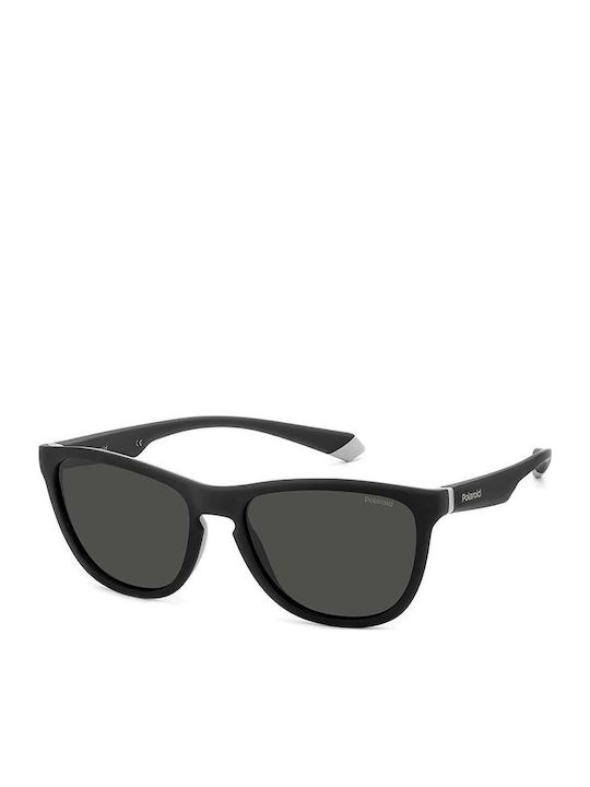 Polaroid Unisex Ochelari de soare cu Negru Cadru și Gri Polarized Lentilă PLD2133/S 08AM9
