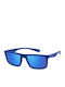 Polaroid Unisex Sunglasses with Blue Plastic Frame and Blue Polarized Mirror Lens PLD2134/S ZX9/5X