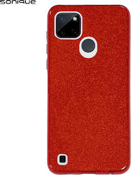 Sonique Shiny Back Cover Silicone Red (Realme C21Y / C25Y)