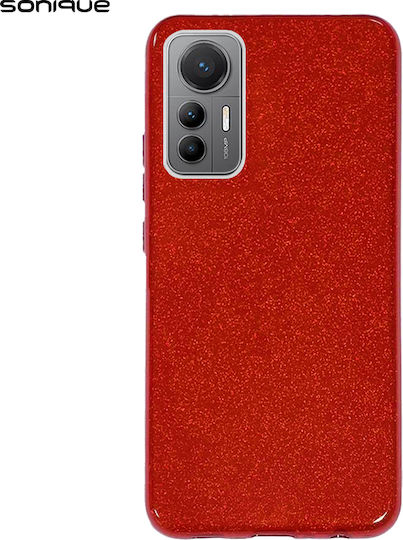 Sonique Shiny Back Cover Silicone Red (Xiaomi 12 Lite)
