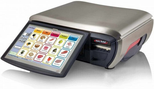 Avery Berkel XT100 Elektronisch Einzelhandelswaage mit Etikettendruckfunktion mit einer Wiegekapazität von 30kg und einer Unterteilung von 10gr