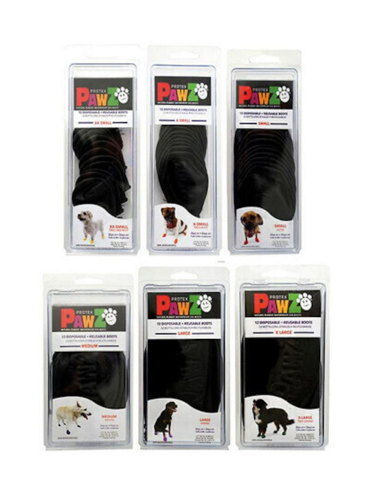 Pawz Pawz Klein in Schwarz Farbe 12Stück