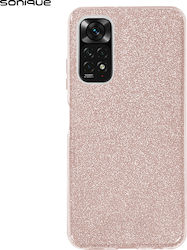 Sonique Shiny Umschlag Rückseite Silikon Rosa (...