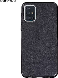 Sonique Shiny Back Cover Σιλικόνης Μαύρο (Galax...
