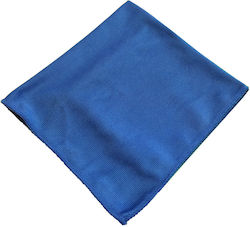 Kaver Glass Microfibre Πανί Μικροϊνών Καθαρισμού Μπλε 40x40cm