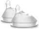 Haakaa Silicone Baby Bottle Teats Slow Flow for 0+ months 2pcs