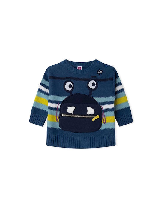 Tuc Tuc Kids Sweater Long Sleeve Blue Galaxy Friends