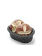 Hendi Brotkorb Kunststoff Schwarz 19x13x6cm