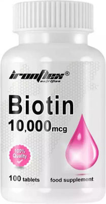 Ironflex Nutrition Biotin Vitamin 10000mcg 100 tabs