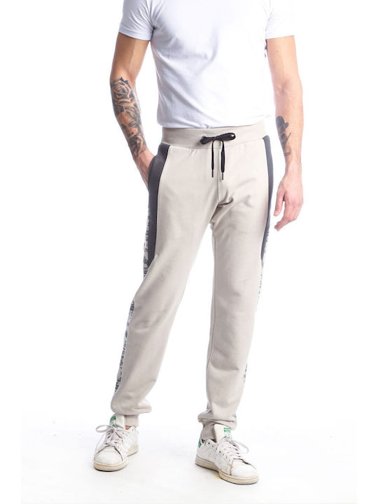 Paco & Co Men's Sweatpants with Rubber Beige