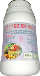 Kalzium-Schwefel-Kupfer-Blattdünger 250 ml, geeignet für den ökologischen Landbau. Empfohlen für Bakterien, Pilze und Insekten