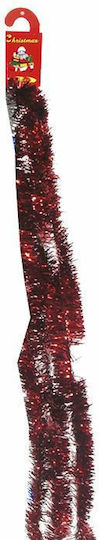XMASfest Weihnachtliche Girlande Plastik Rot 200cm 1Stück