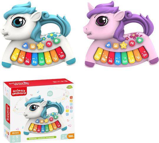 ToyMarkt Klavier Einhorn Verschiedene Designs 1 Stk Für 1,5+ Jahre