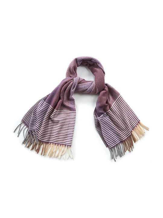 Verde Women's Wool Scarf Lilac