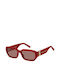 Marc Jacobs Women's Sunglasses with Red Plastic Frame and Red Lens MARC614/S C9A/4S