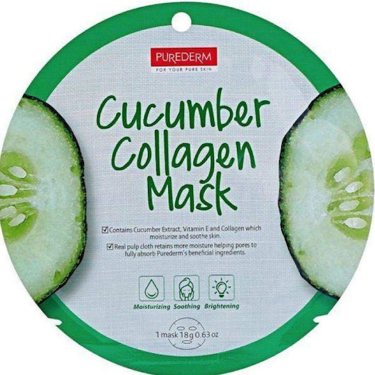 Purederm Cucumber Sheet Mask 18gr