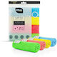 K2 Cleaning Cloths with Microfibers General Use Multicolour 30x30cm 4pcs