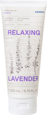 Korres Relaxing Feuchtigkeitsspendende Lotion Körper mit Duft Lavendel 200ml