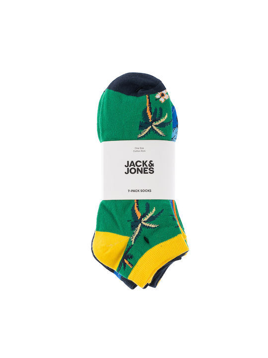 Jack & Jones Herren Socken Mehrfarbig 7Pack