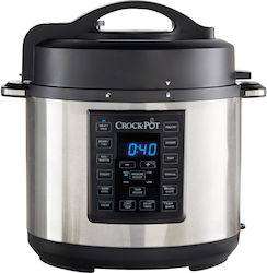 Crock-Pot CSC051X Πολυμάγειρας 100W με Χωρητικότητα 5.6lt Ασημί