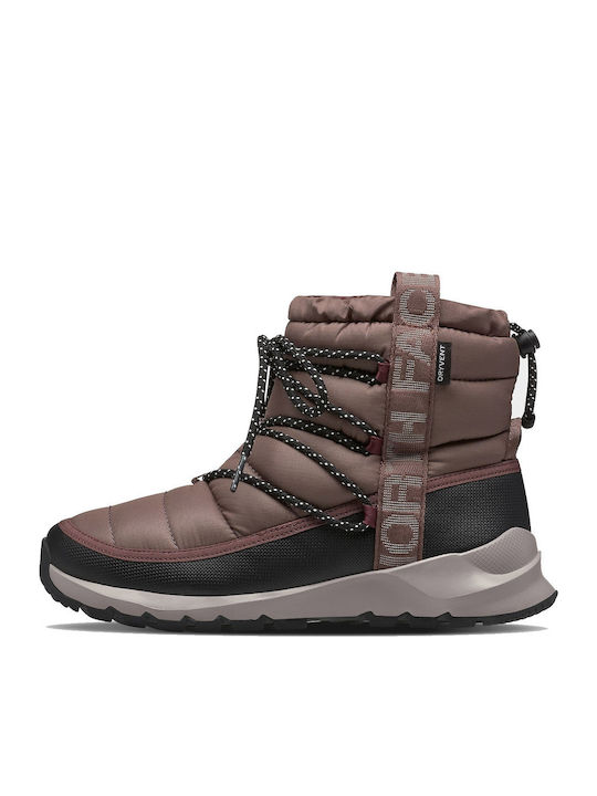 The North Face Synthetic Leather Snow Boots wit...
